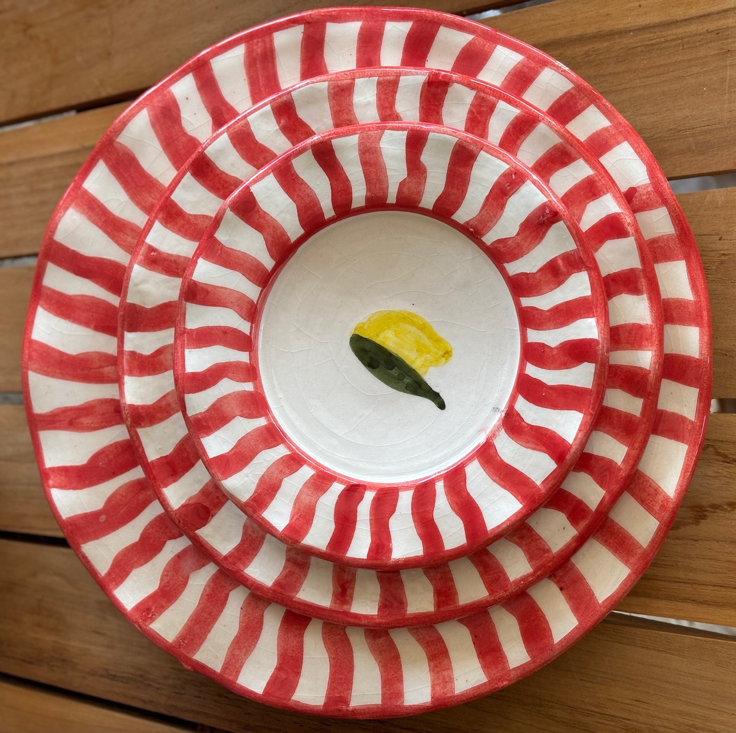 Assiettes Citron
