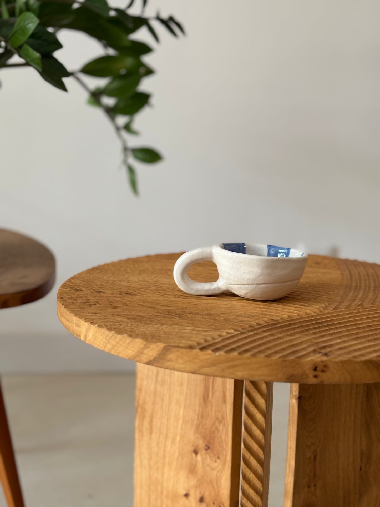Mug artisanal rayé