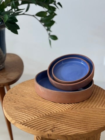 Assiettes en terre cuite – Collection Dunes