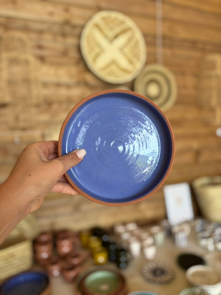 Assiettes en terre cuite – Collection Dunes