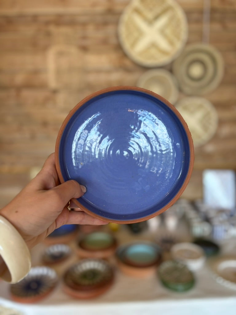 Assiettes en terre cuite – Collection Dunes