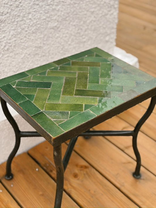 Table basse ZELLIGE - vert