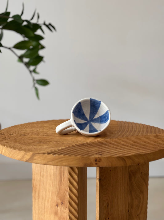 Mug artisanal rayé