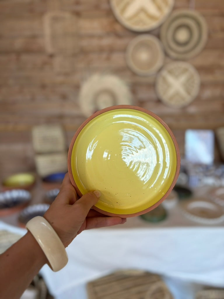 Assiettes en terre cuite – Collection Dunes