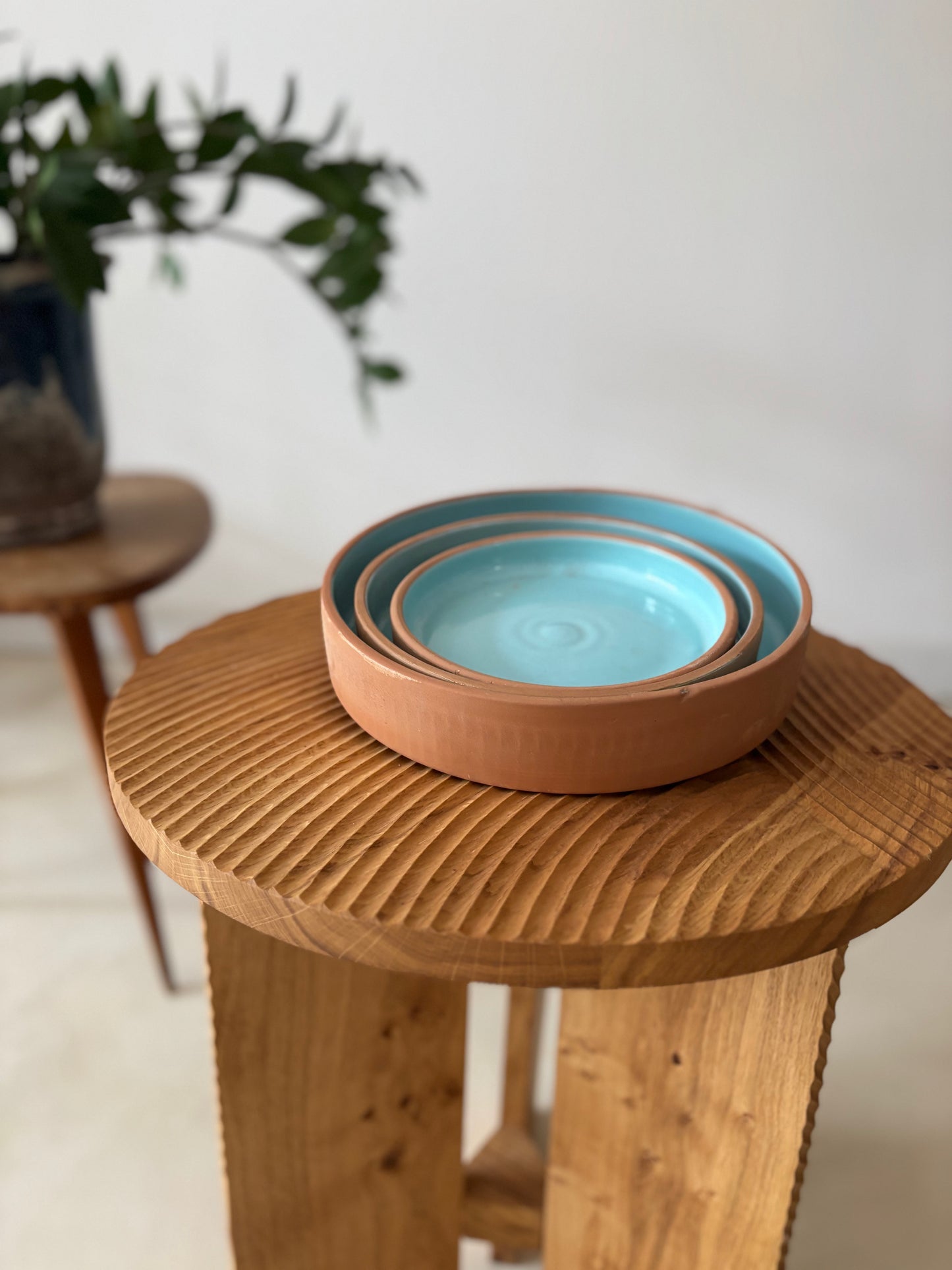 Assiettes en terre cuite – Collection Dunes