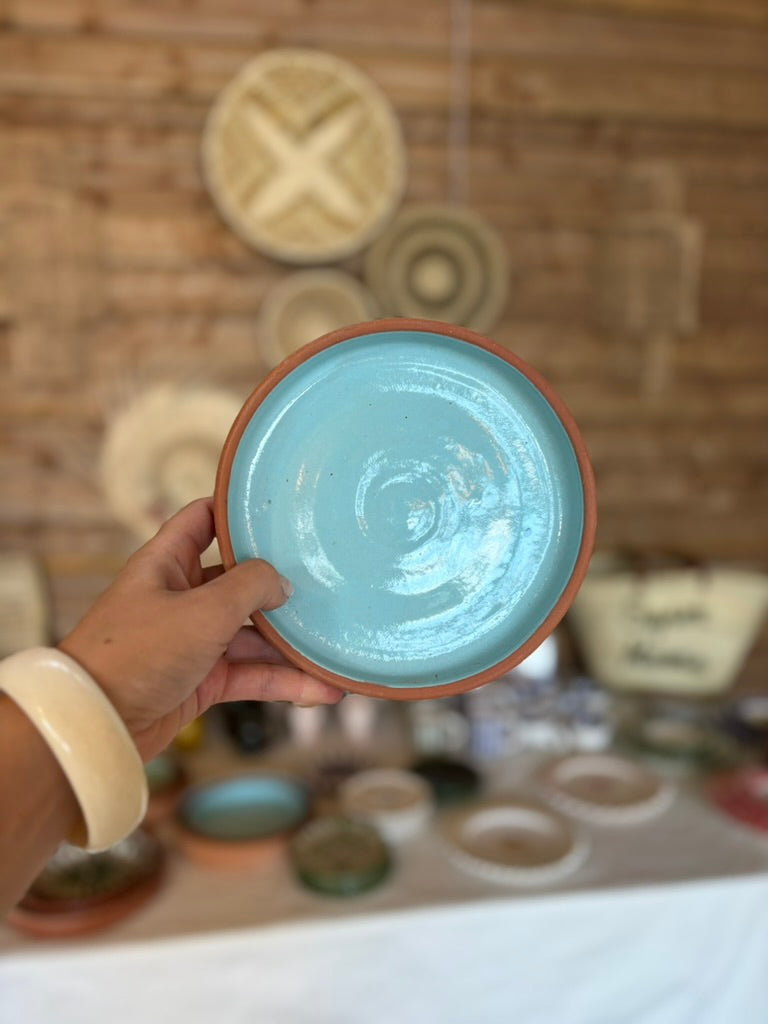 Assiettes en terre cuite – Collection Dunes