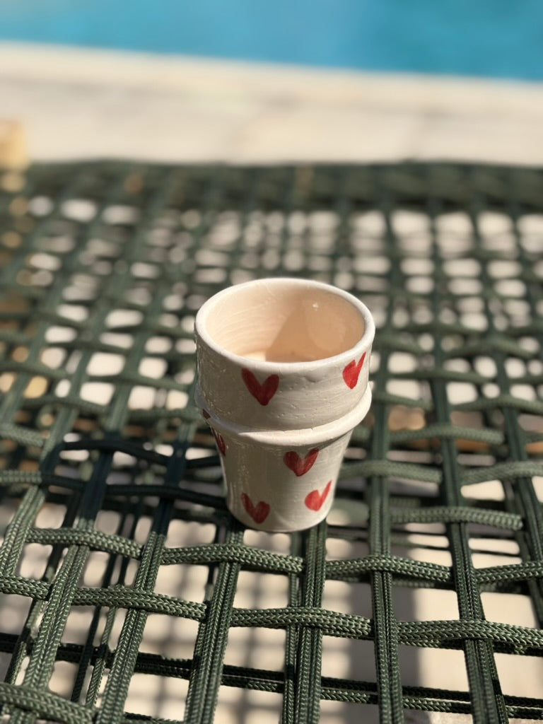 Tasse à café coeur