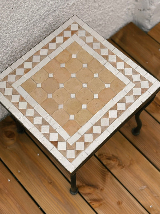 Table basse en ZELLIGE Beige