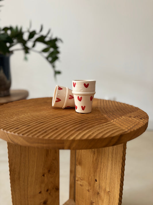 Tasse à café coeur