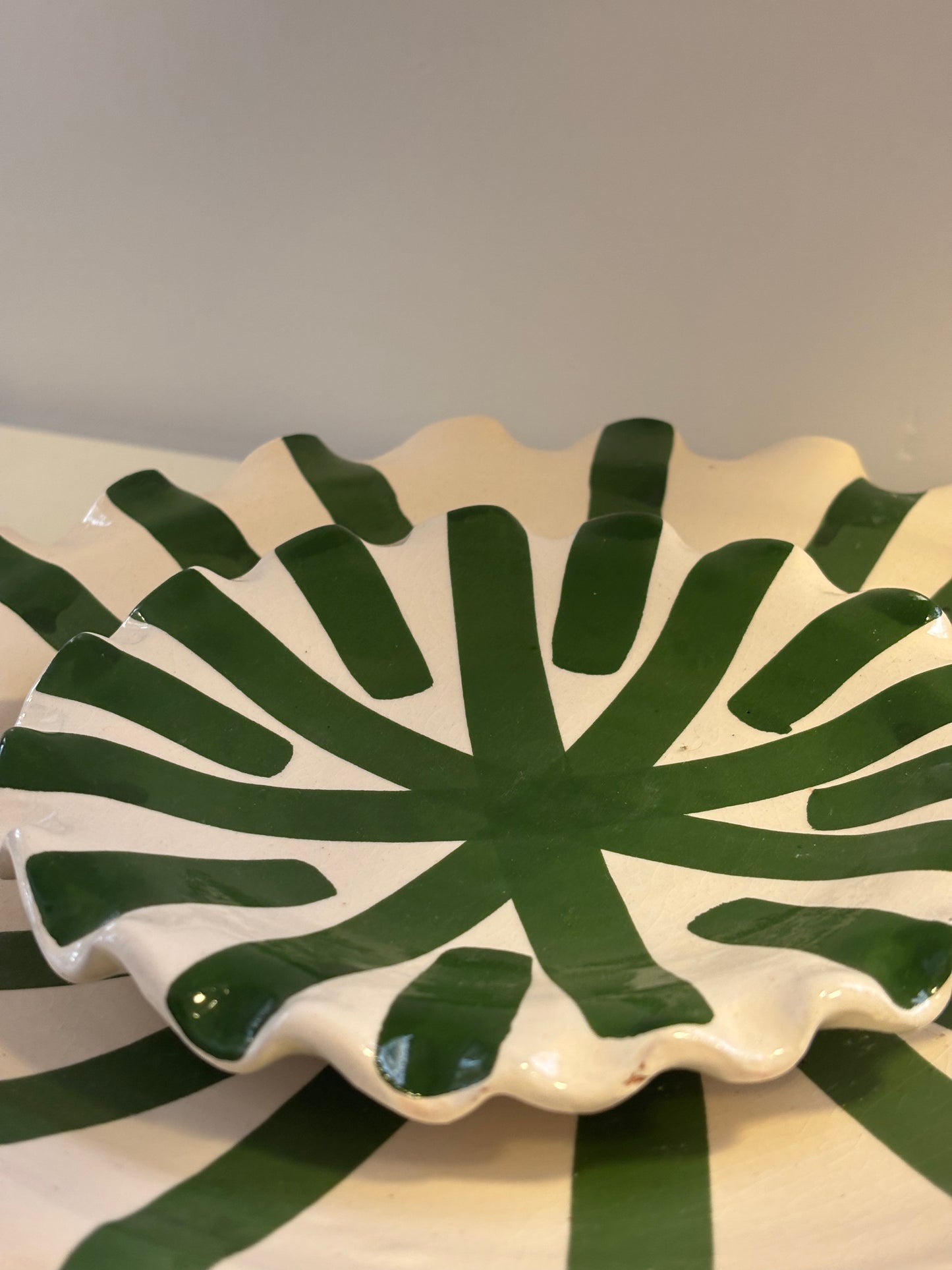 ASSIETTES RAYURE SOLEIL